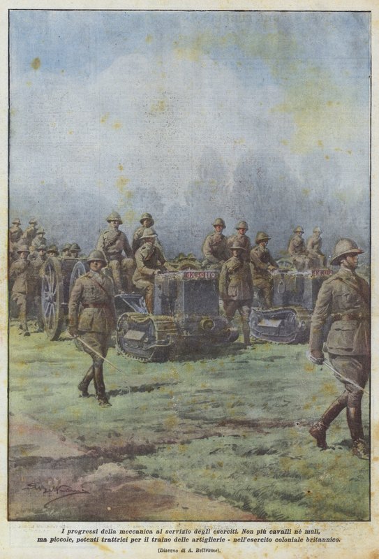 Les progrès de la mécanique au service des armées - Achille Beltrame