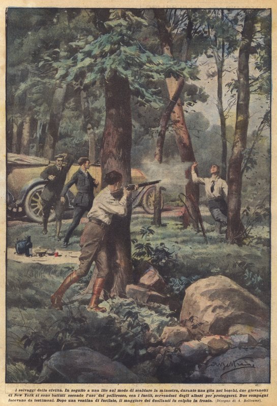 Les sauvages de la civilisation - Achille Beltrame