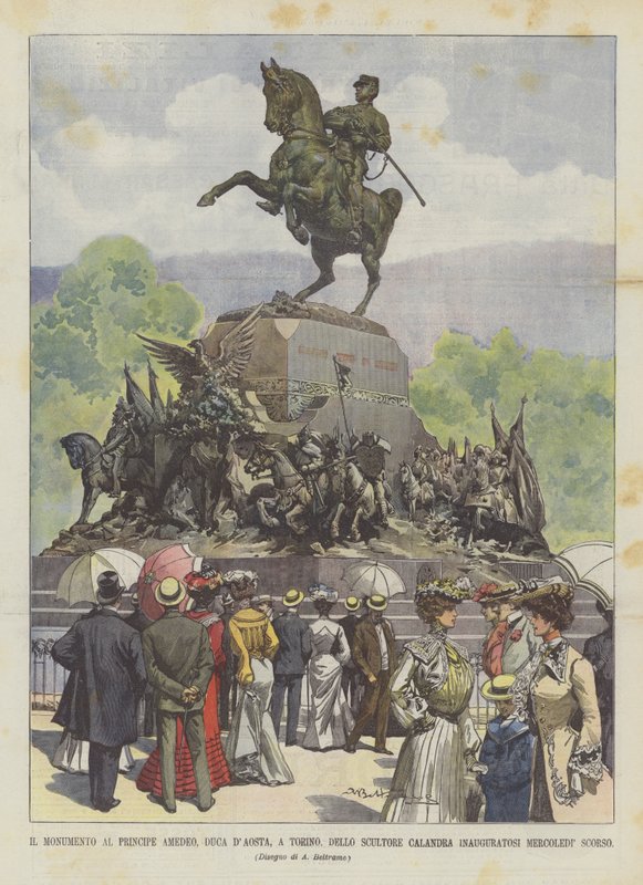 Le monument au prince Amédée, duc d