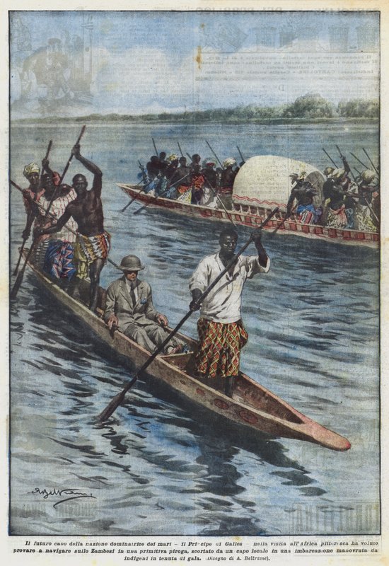 Le futur chef de la nation dominatrice des mers, le Prince de Galles, en visite en Afrique - Achille Beltrame
