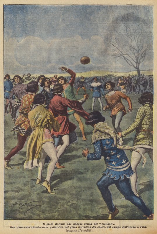 Le jeu italien qui est né avant le football - Achille Beltrame