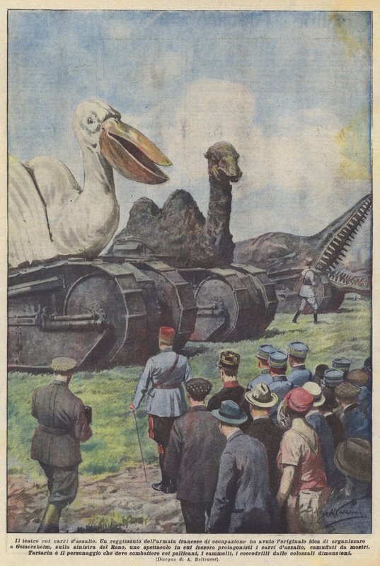 Le théâtre avec les chars d