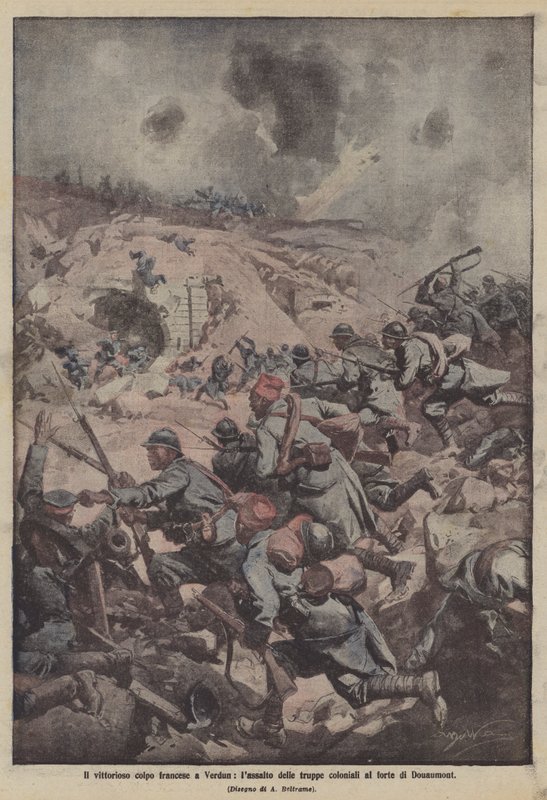 Le coup victorieux français à Verdun, l