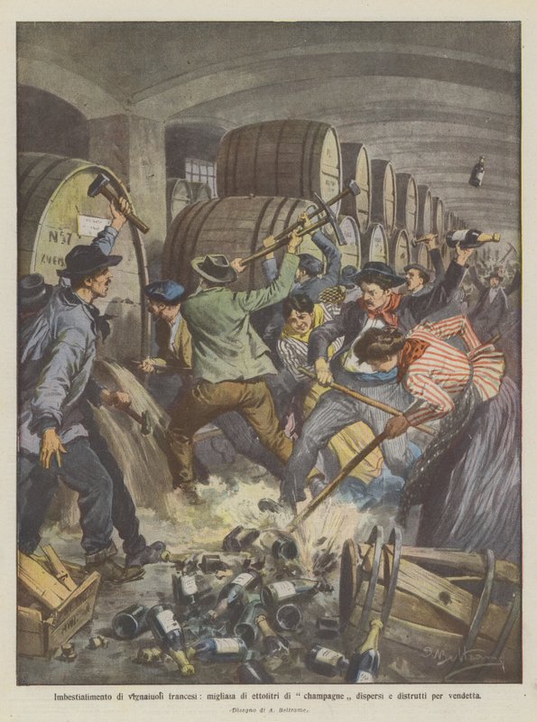 Fureur des vignerons français, des milliers d