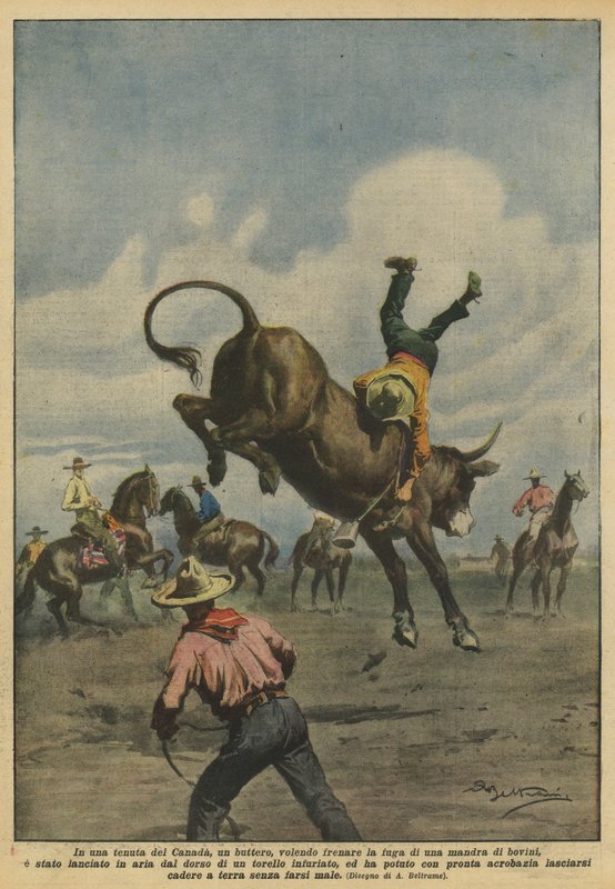 Dans une propriété au Canada, un cow-boy voulant arrêter la fuite d