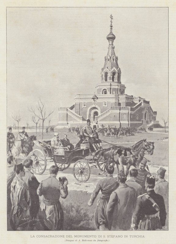 La Consécration du Monument de Saint-Étienne en Turquie - Achille Beltrame