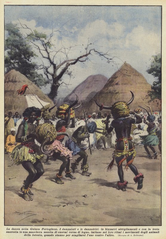 La danse en Guinée portugaise - Achille Beltrame