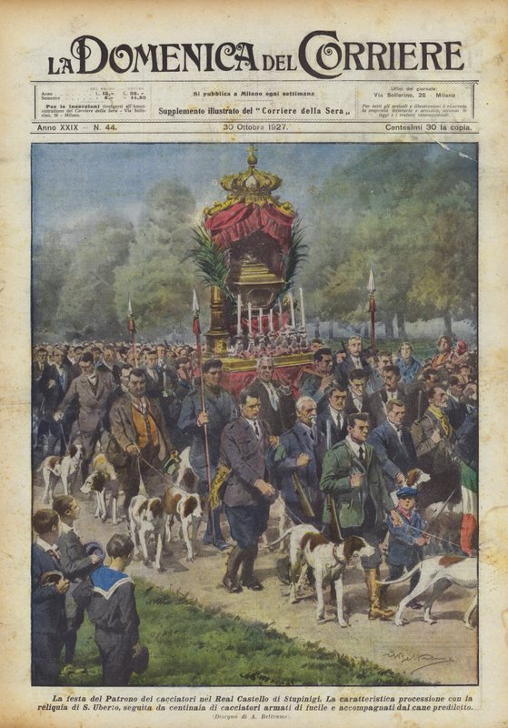 La fête du Patron des chasseurs au Château Royal de Stupinigi - Achille Beltrame