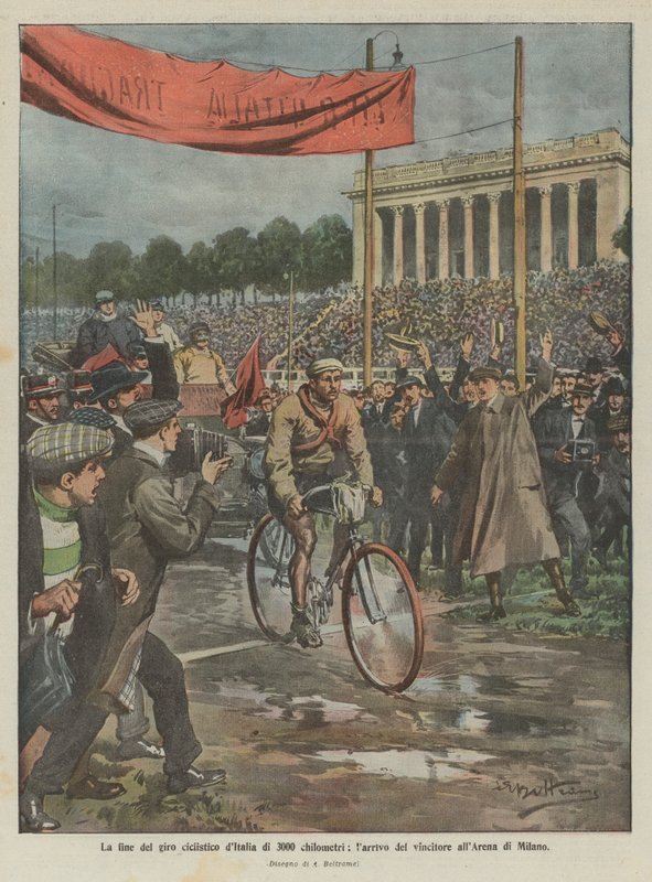 La fin du tour cycliste d