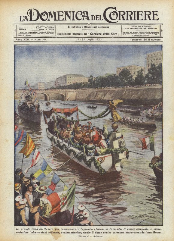 La grande fête sur le Tibre pour commémorer l