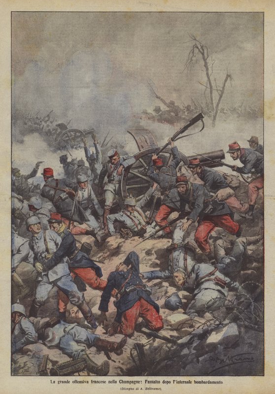 La grande offensive française en Champagne, l