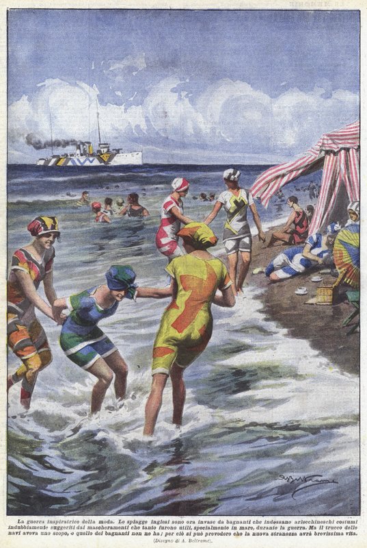 La guerre inspiratrice de la mode - Achille Beltrame