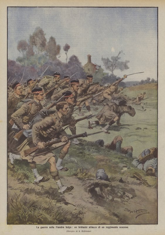 Guerre en Flandre belge, attaque brillante d