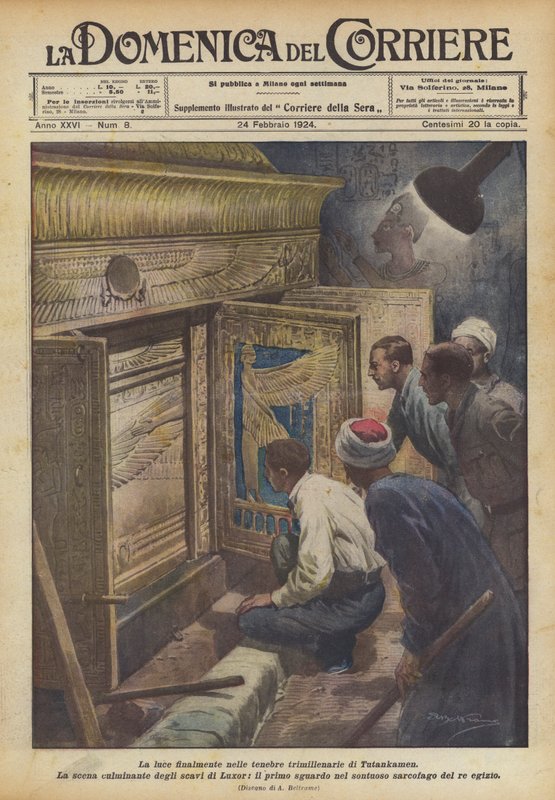 La lumière enfin dans les ténèbres trimillénaires de Toutankhamon - Achille Beltrame