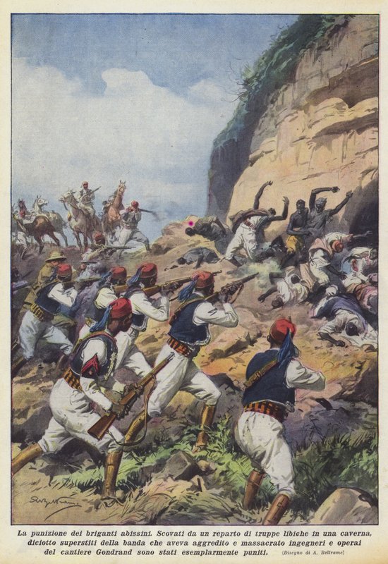 La punition des brigands abyssiniens - Achille Beltrame