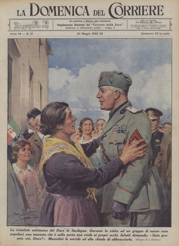 La Semaine Triomphale du Duce en Sardaigne - Achille Beltrame