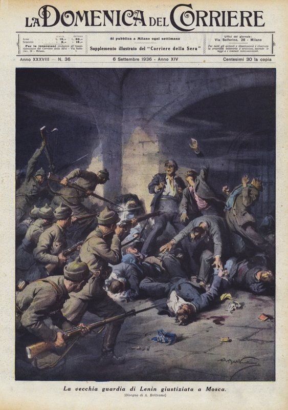 La vieille garde de Lénine exécutée à Moscou - Achille Beltrame