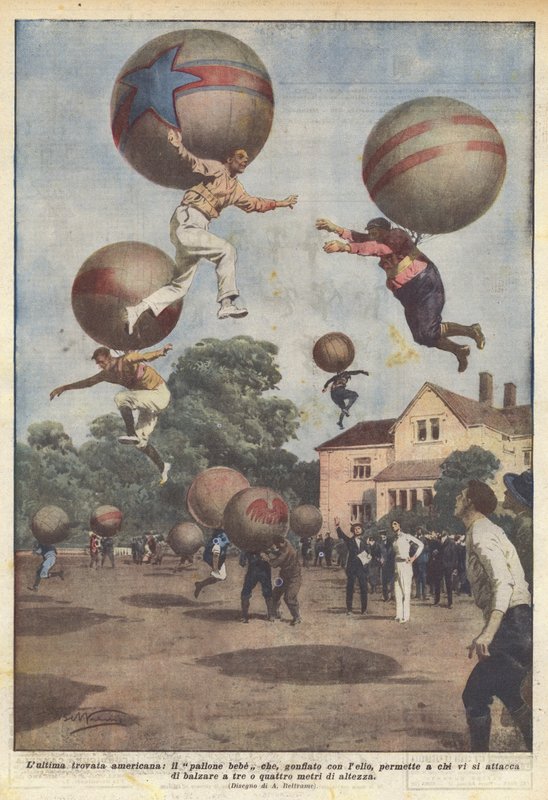 La dernière trouvaille américaine, le ballon bébé qui, gonflé à l