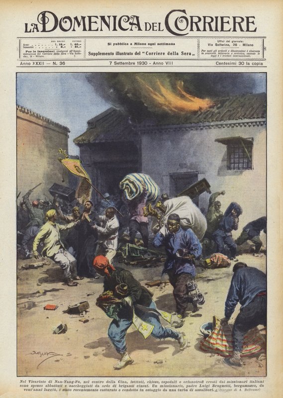 Dans le vicariat de Nan-Yang-Fu, au centre de la Chine, des instituts, des églises, des hôpitaux et des orphelinats - Achille Beltrame
