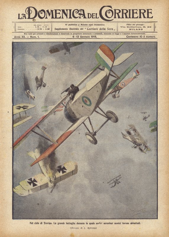 Dans le ciel de Trévise - Achille Beltrame