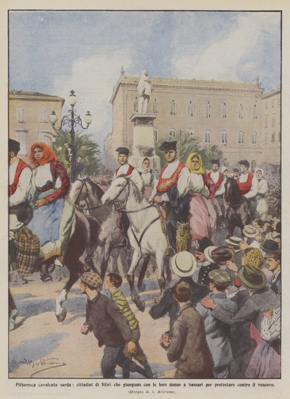 Cavalcade pittoresque sarde, citoyens d
