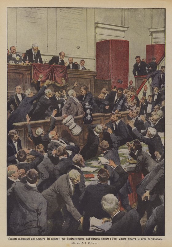 Scènes indécentes à la Chambre des députés pour l