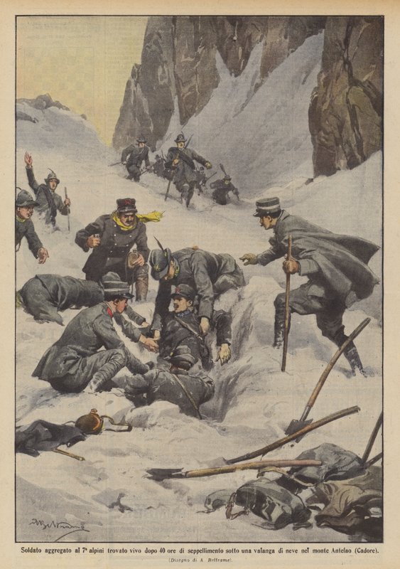 Soldat du 7e alpins retrouvé vivant après 40 heures d