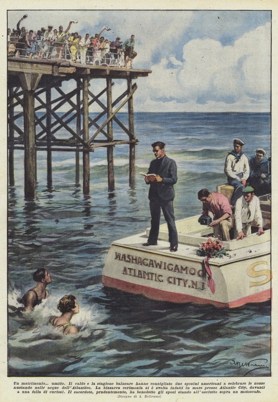 Un mariage humide - Achille Beltrame