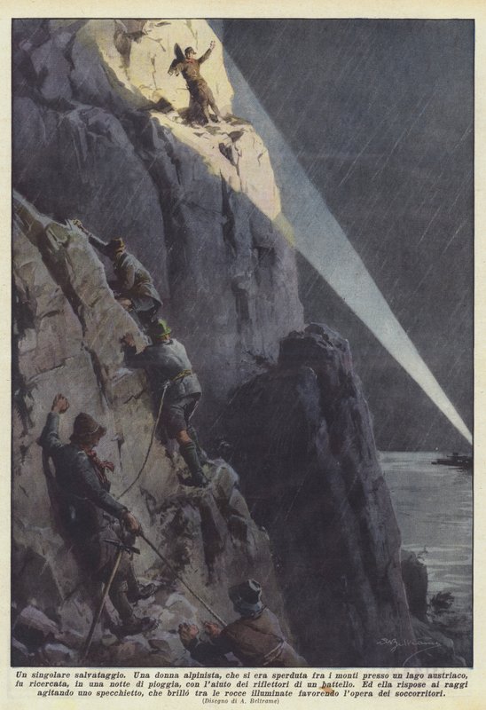 Un sauvetage singulier - Achille Beltrame