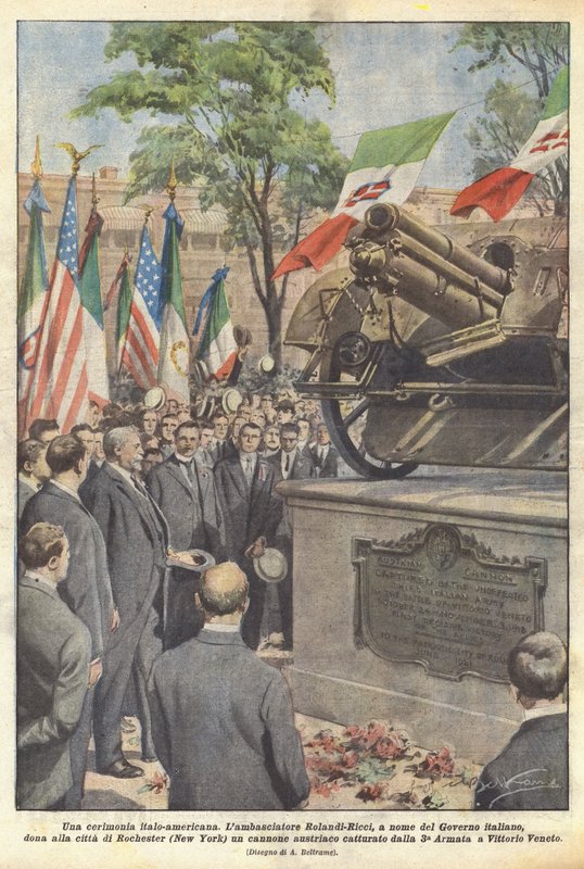 Une cérémonie italo-américaine - Achille Beltrame