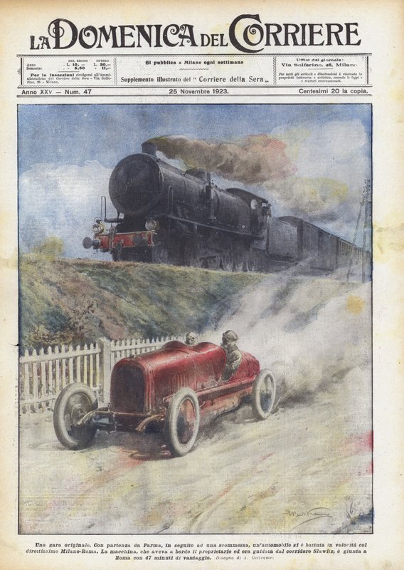 Une course originale - Achille Beltrame