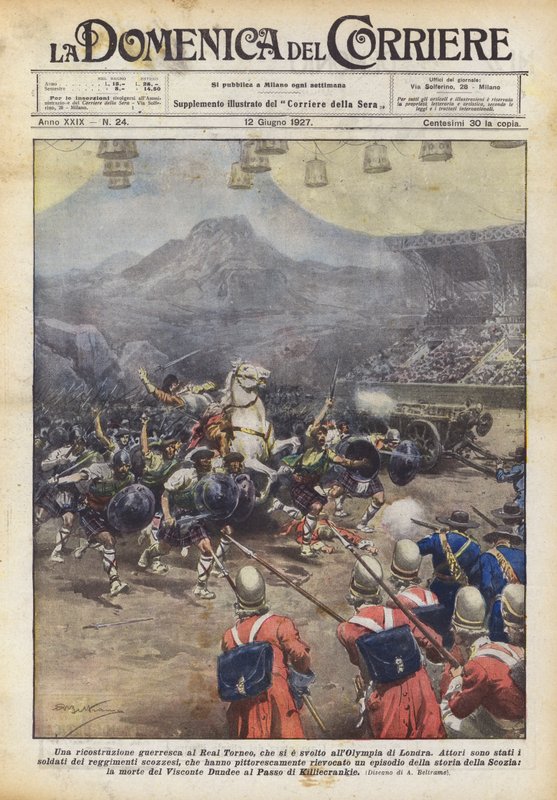 Une reconstitution guerrière au Tournoi Royal, qui s