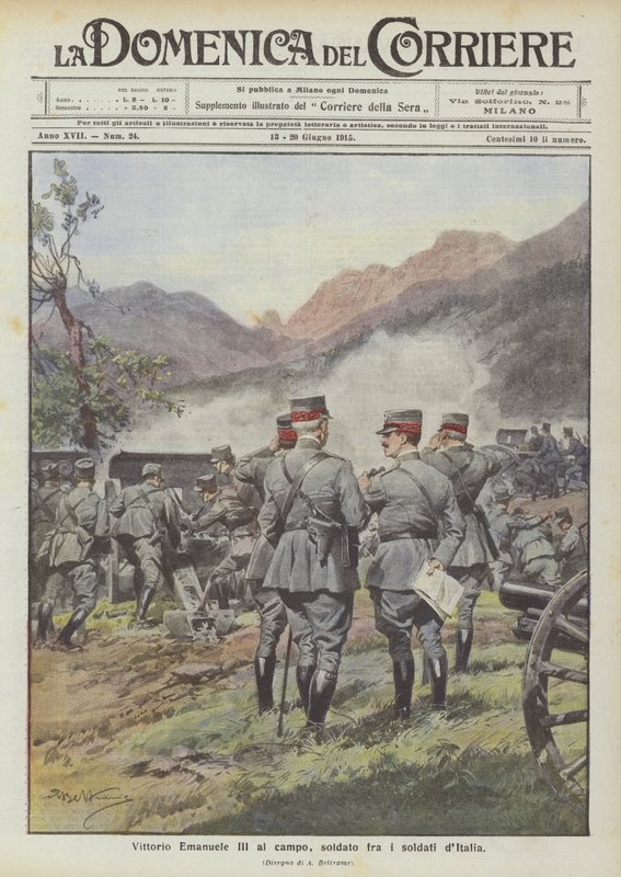 Vittorio Emanuele III au camp, soldat parmi les soldats d
