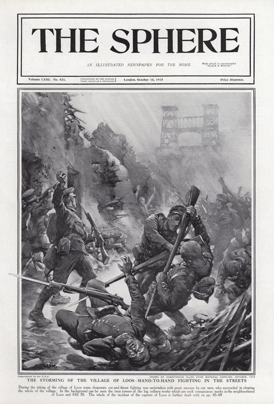 Bataille de Loos, Première Guerre mondiale, 1915 - Addison Thomas Millar