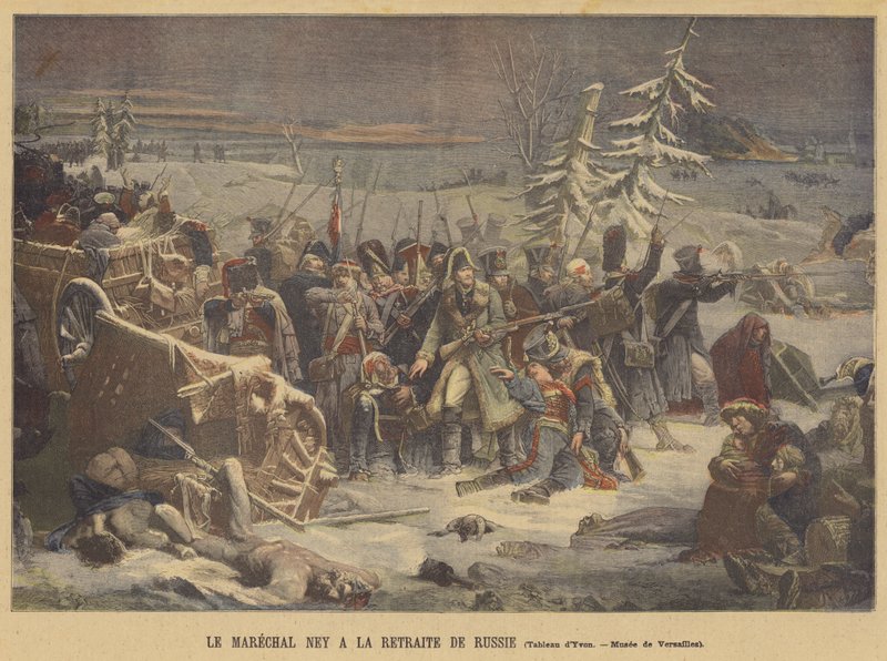Le maréchal Ney lors de la retraite de Russie - Adolphe Yvon