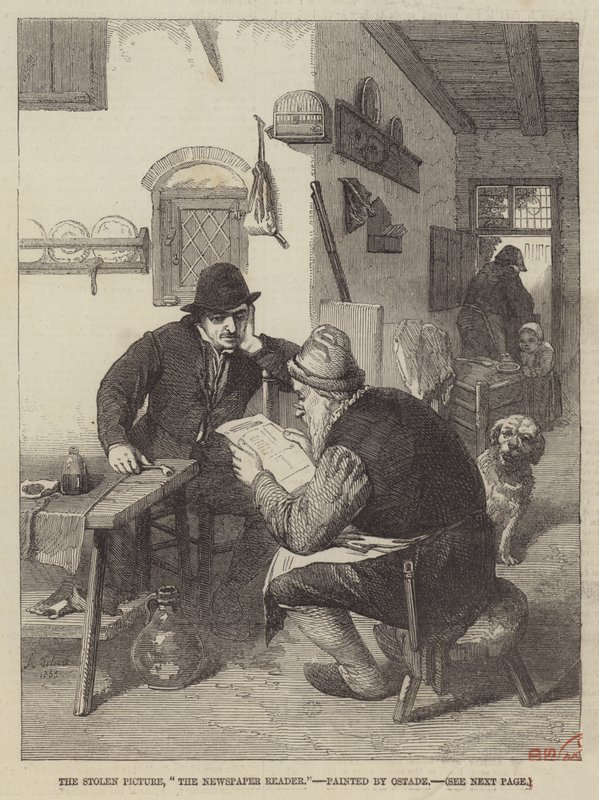 Le lecteur de journal - Adriaen Jansz. van Ostade