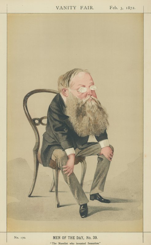 M. Wilkie Collins (lithographie couleur) - Adriano Cecioni