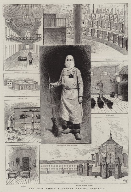 La nouvelle prison cellulaire modèle, Bruxelles - Adrien Emmanuel Marie