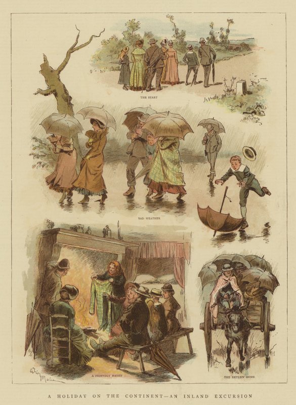 Vacances sur le continent, une excursion intérieure - Adrien Emmanuel Marie