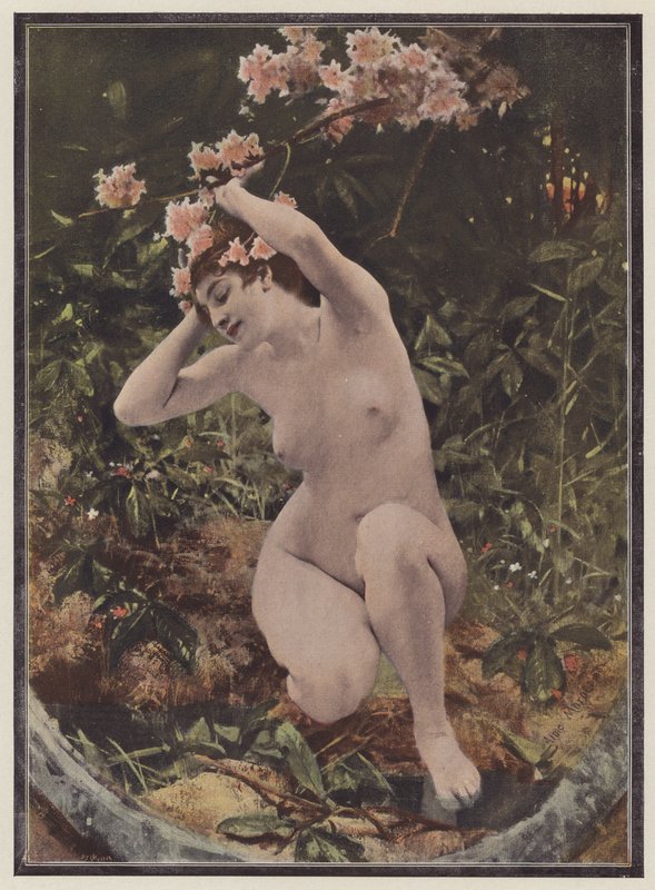 Dryade, nymphe des arbres de la mythologie grecque - Aimé Nicolas Morot