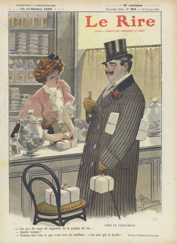 À la parfumerie - Albert Guillaume