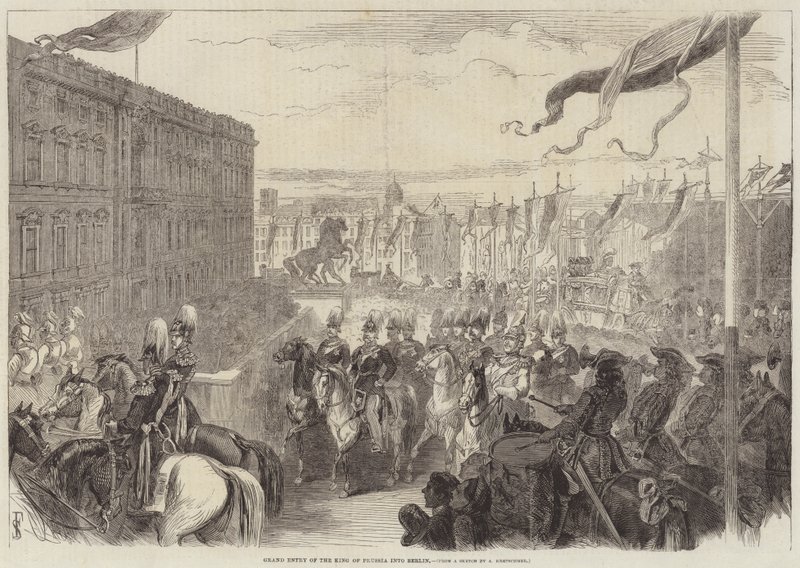 Grande entrée du roi de Prusse à Berlin - Albert Kretschmer