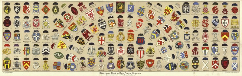 Insignes et casquettes des écoles publiques britanniques - Albert Lambert