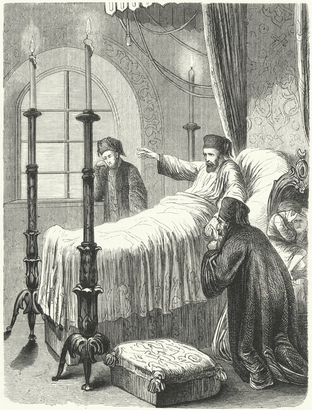 Mort du sultan ottoman Mahmud II - Albert (after) Kretschmer
