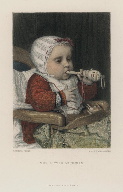 Le Petit Musicien - Albert Anker