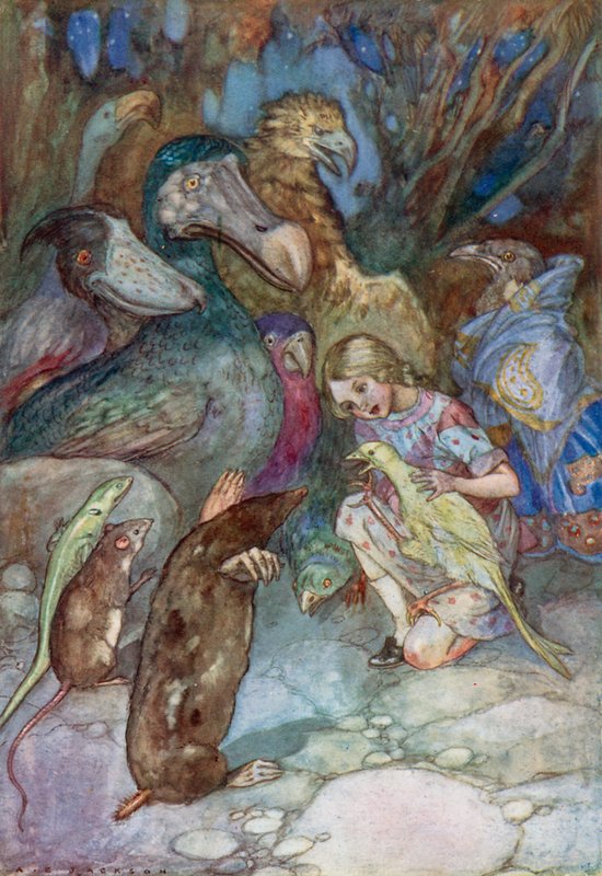 Illustration pour Alice au pays des merveilles - Albert Edward Jackson