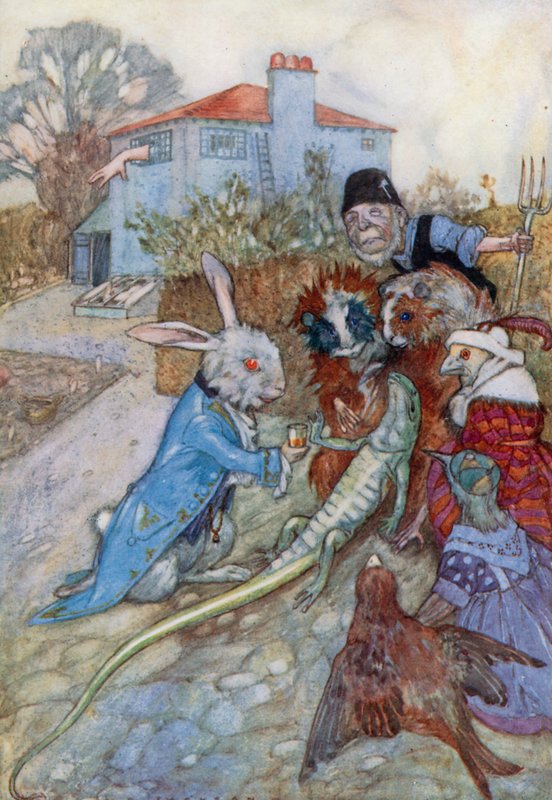 Illustration pour Alice au pays des merveilles - Albert Edward Jackson