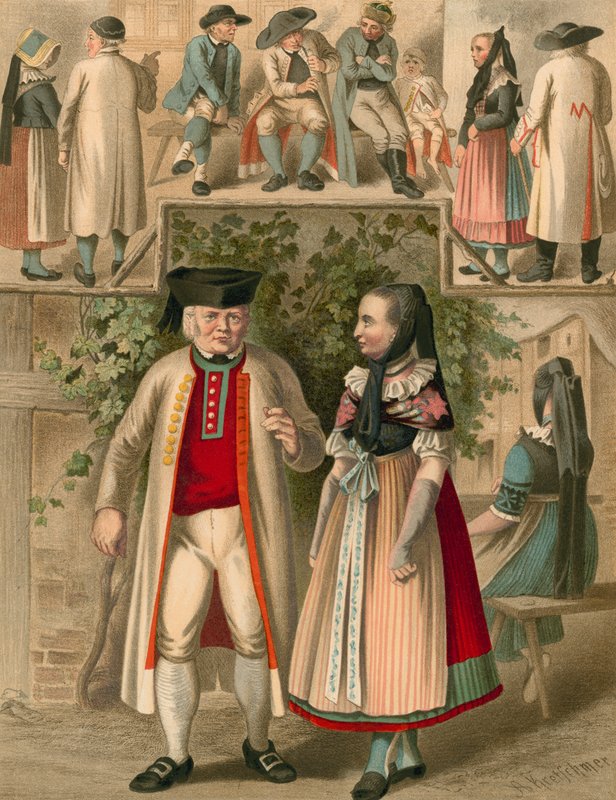Costume allemand, Braunschweig - Albert Kretschmer