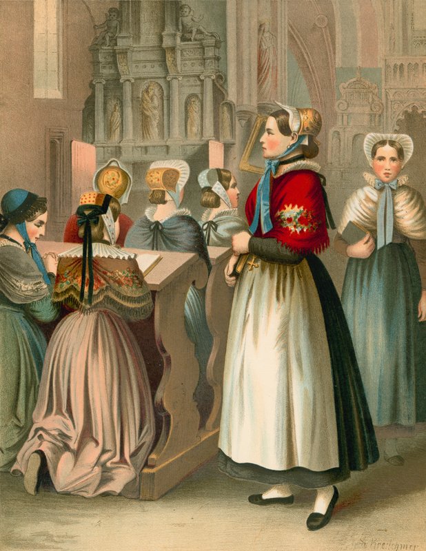Costume allemand, Hanovre, Osnabrück - Albert Kretschmer