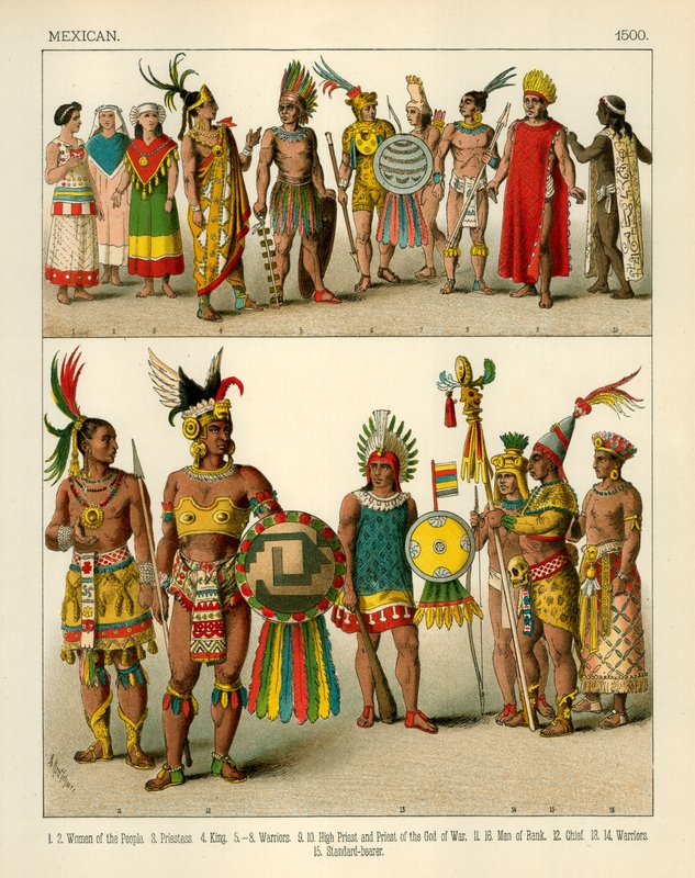 Costume mexicain 1500 - Albert Kretschmer